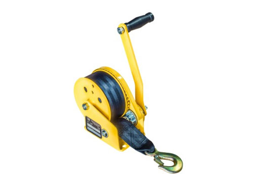 Лебедка ручная с тормозом с лентой
