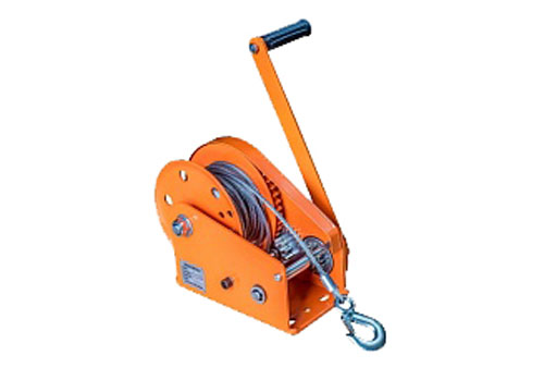 Лебедка ручная с тормозом с канатом