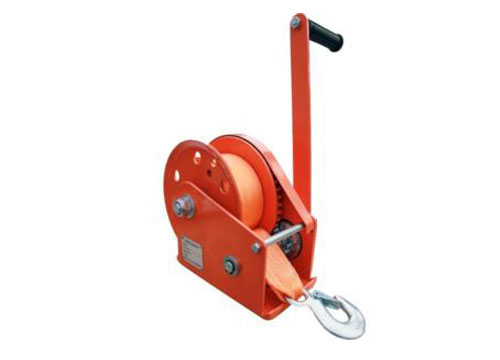 Лебедка ручная с тормозом с лентой
