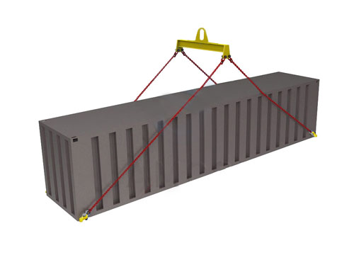 Комплект для подъёма контейнеров