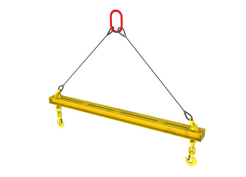  Линейная траверса с двумя точками крепления